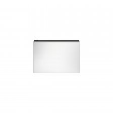 Zip-пакет на молнии ErichKrause, A4, 254х130 мм, прозрачный, белый, "Diamond Total White"