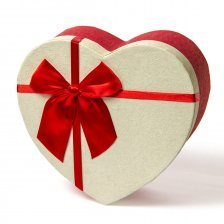 Набор подарочных коробок, "Сердце",  3шт, ассорти, 18*21*8, 14*18*7, 12*15*5 см