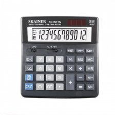 Калькулятор "SKAINER" SK-501N, пластик, 12 разряд., 15*157*34мм