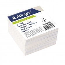 Блок бумажный для записи  Alingar, 9*9*5 см, бумага линован.в линию