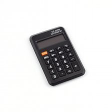 Калькулятор Alingar 8 разрядов, 90*60*7 мм, черный, "CT-21ON"