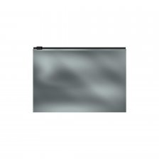 Zip-пакет на молнии ErichKrause, В5, 210х288 мм, непрозрачный, серебрянный, "Glossy Ice Metallic"