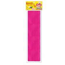 Бумага крепированная Каляка-Маляка, 50х250 см, плотность 32 г/м2, 1 рулон, 1 цвет розовый, пакет с европодвесом
