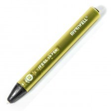 Ручка 3D Myriwell RP300A-U, пластик PCL/ABS/PLA - ассорти, желтая, картонная упаковка