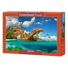 Пазлы "1000" Castorland "Остров с дельфинами "