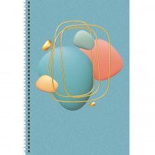 Тетрадь 96л., А4, клетка, Канц-Эксмо "New day. Дизайн 4", спираль , мелованный картон, матовая ламинация