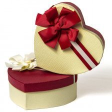 Набор подарочных коробок, "Сердце", 3шт, ассорти, 18*21*8, 14*18*7, 12*15*5 см