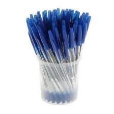 Ручка шариковая "СТАММ 333" синий стержень 0,7мм на масляной основе
