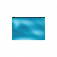 Zip-пакет на молнии ErichKrause,  В5, 210х288 мм,  непрозрачный, синий, "Glossy Ice Metallic"
