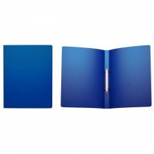 Папка с 2-мя кольц.2,4см Erich Krause Classic, 0,50мм, синий Россия