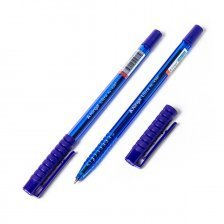Ручка шариковая синяя Alingar "ULTRA", пулевидный наконечник, корпус синий, 0,7мм  (50шт)