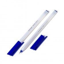 Ручка шариковая синяя Alingar "Atlant", корпус белый, 1,0мм (50шт)