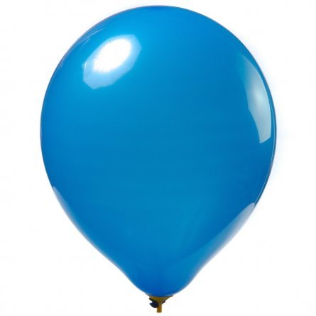 Шар воздушный пастель №12, синий, 100шт/уп фото 1