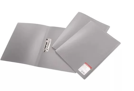 Папка с боковым прижимом ERICH KRAUSE Standard, 0,50 мм, серый фото 2