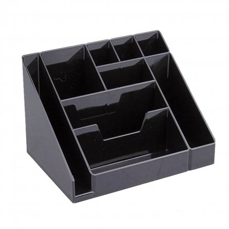 Подставка-органайзер "Каскад", пластик, черный фото 1