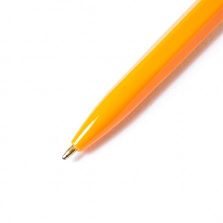 Ручка шариковая Alingar, "51", 1 мм, черная, шестигранный, оранжевый, пластиковый корпус, картонная упаковка фото 3