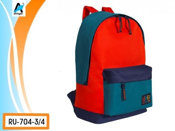Рюкзак Grizzly (/4 синий - оранжевый), 440х320х170 мм фото 2
