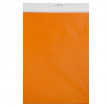 Цветная бумага тонированная А4, 10л.ПЭТ "Оранжевый" фото 1