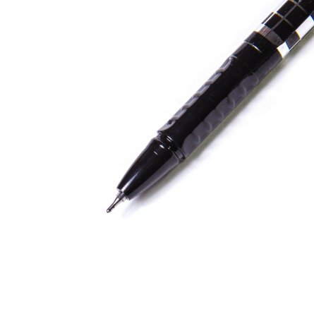 Ручка гелевая, TODAYS "Executive" черная, 1,0 мм., игольчатый наконечник, цветной корпус фото 3