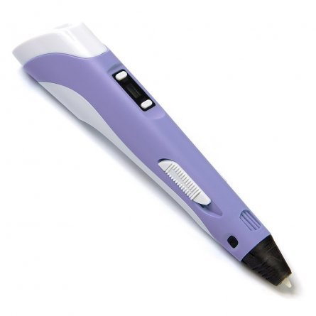 Ручка 3D Zoomi, ZM-052, пластик ABS/PLA - 3 цвета, фиолетовая, подставка пластиковая под ручку, картонная упаковка фото 2