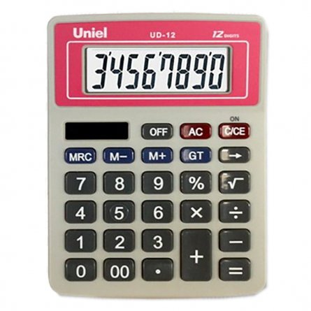 Калькулятор UNIEL "UD-12R" фото 1