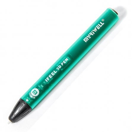 Ручка 3D Myriwell RP300A-U, пластик PCL/ABS/PLA - ассорти, зеленая, картонная упаковка фото 1
