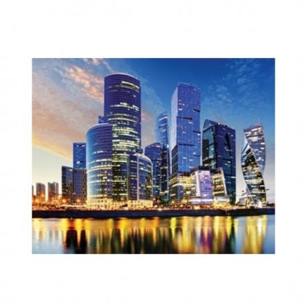 Картина по номерам Alingar, 30х40 см, 24 цвета, с акриловыми красками, холст, "Вечерний мегаполис" фото 1