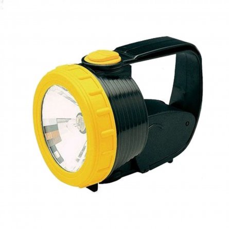 Фонарь Ultraflash LED 3818 (аккум.жел/чер.7+8 LED,220V) (1/5/60) фото 1