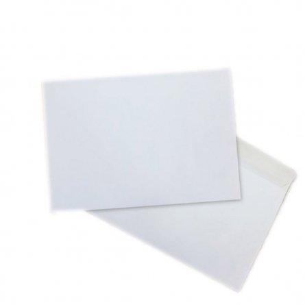 Конверт почтовый С4 (229*324мм.), белый, прямоугольный клапан, стрип, 80г/кв.м., Эмика фото 1