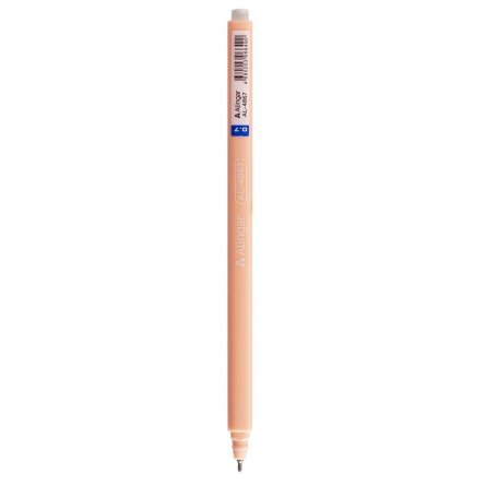 Ручка шариковая на масляной основе Alingar, 0,7 мм, синяя, игольчатый наконечник, круглый, цветной, пластиковый корпус, пластиковый стенд фото 8