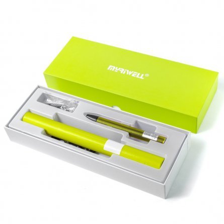 Ручка 3D Myriwell RP300A-U, пластик PCL/ABS/PLA - ассорти, желтая, картонная упаковка фото 3