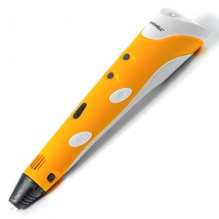 Ручка 3D Myriwell RP100A, пластик ABS - 3 цвета, оранжевая, картонная упаковка фото 2