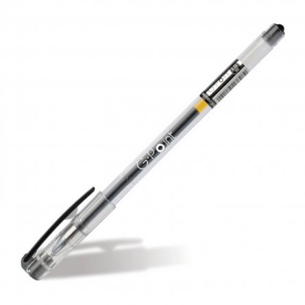 Ручка гелевая, Erich Krause, "G-Point" черная, 0,38 мм., прозрачный пластиковый корпус фото 1