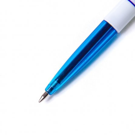 Ручка шариковая Alingar "Point", 0,7 мм, синяя, круглый, белый, пластиковый корпус, картонная упаковка фото 7