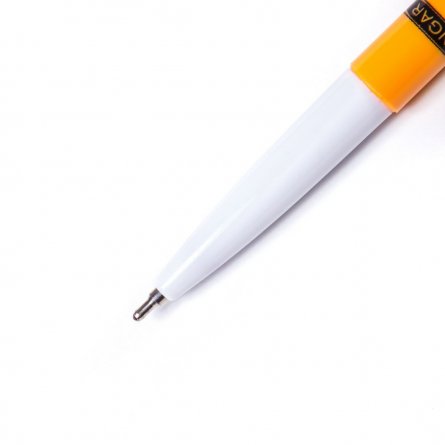 Ручка шариковая красная Alingar "Simple", корпус оранж., 0,7 мм (24шт) фото 3