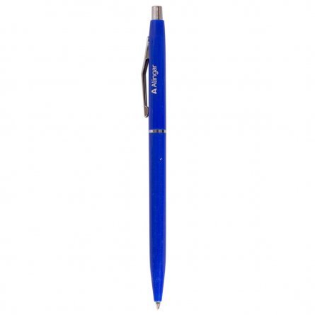 Ручка шариковая Alingar "Гармония", 0,7 мм, синяя, автоматическая, круглый, цветной, пластиковый корпус, картонная упаковка фото 3