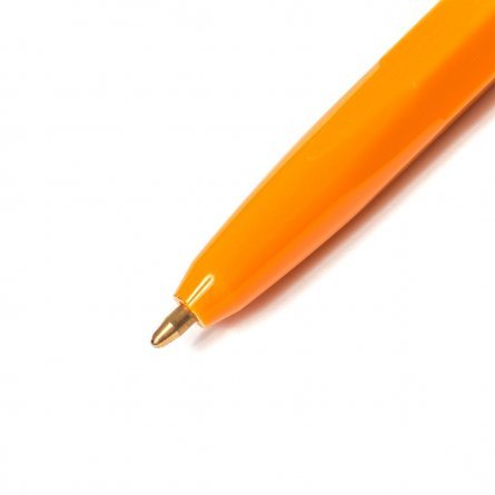 Ручка шариковая Alingar, "51", 1 мм, красная, шестигранный, оранжевый, пластиковый корпус, картонная упаковка фото 3