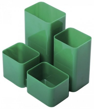 Подставка-органайзер "Юнион", пластик, зеленый фото 1