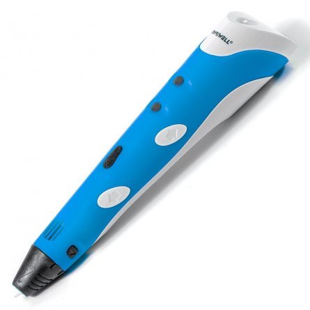 Ручка 3D Myriwell RP100A, пластик ABS - 3 цвета, синяя, картонная упаковка фото 2