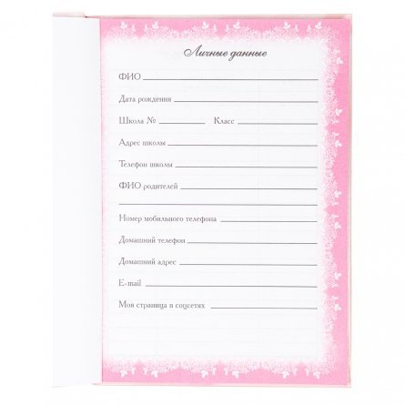 Записная книжка для девочек А5, Проф-Пресс, 7БЦ, твин-лак, фольга, 80л.,  "Фламинго и цветы" фото 2