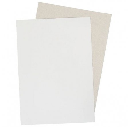 Картон белый Апплика, А4, 6 листов, мелованный, картонная папка "Белый пейзаж" фото 2