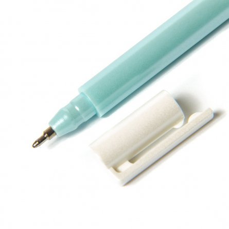 Ручка шариковая на масляной основе Alingar "NELI-P", 0,7 мм, синяя, игольчатый наконечник,трехгранный, цветной, пластик. корпус, пластик. стенд 256 шт фото 3