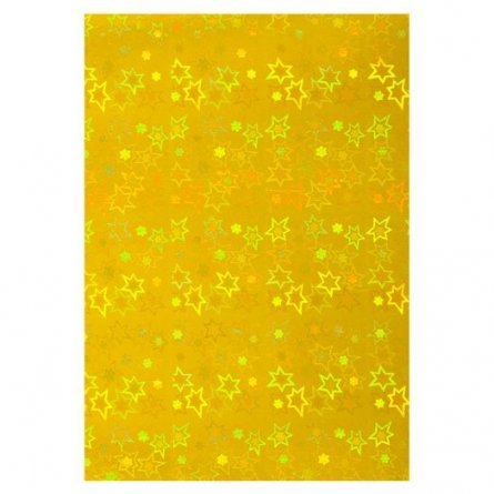 Фольга цветная Апплика, А4, голографическая, 7 листов, 7 цветов, картонная папка, "Радужный единорог" фото 4