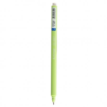 Ручка шариковая на масляной основе Alingar, 0,7 мм, синяя, игольчатый наконечник, круглый, цветной, пластиковый корпус, пластиковый стенд фото 6