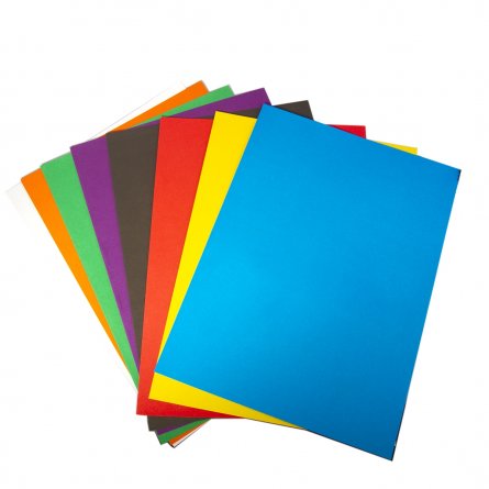 Бумага цветная Апплика, А4, односторонняя, немелованная, 8 листов, 8 цветов, на скрепке, "Зайка" фото 2