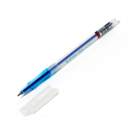 Ручка шариковая синяя Alingar "Classy", 1,0 мм, чернила на масляной основе, игольчатый наконечник, тонированный пластиковый корпус фото 3