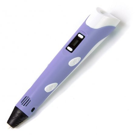 Ручка 3D Zoomi, ZM-052, пластик ABS/PLA - 3 цвета, фиолетовая, подставка пластиковая под ручку, картонная упаковка фото 5