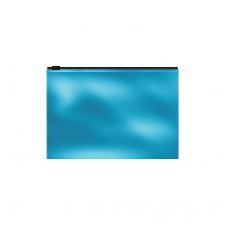 Zip-пакет на молнии ErichKrause,  В5, 210х288 мм,  непрозрачный, синий, "Glossy Ice Metallic" фото 1