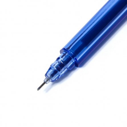 Ручка гелевая Alingar, "Neo", 0,5 мм, синяя, игольчатый наконечник, круглый, тонированный, пластиковый корпус, в уп. 12 шт., картонная упаковка фото 3
