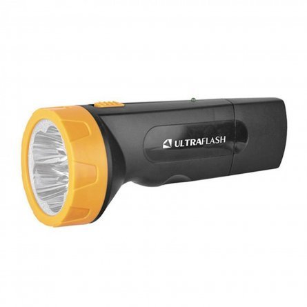 Фонарь Ultraflash LED 3827 (аккум.жел/чер. 5 LED, 2реж, SLA) (1/20) фото 1